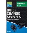Szybkozłączka Preston Quick Change Swivels Medium