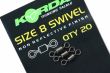 Korda - Swivels Size 8 - Krętlik 20szt